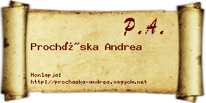 Procháska Andrea névjegykártya